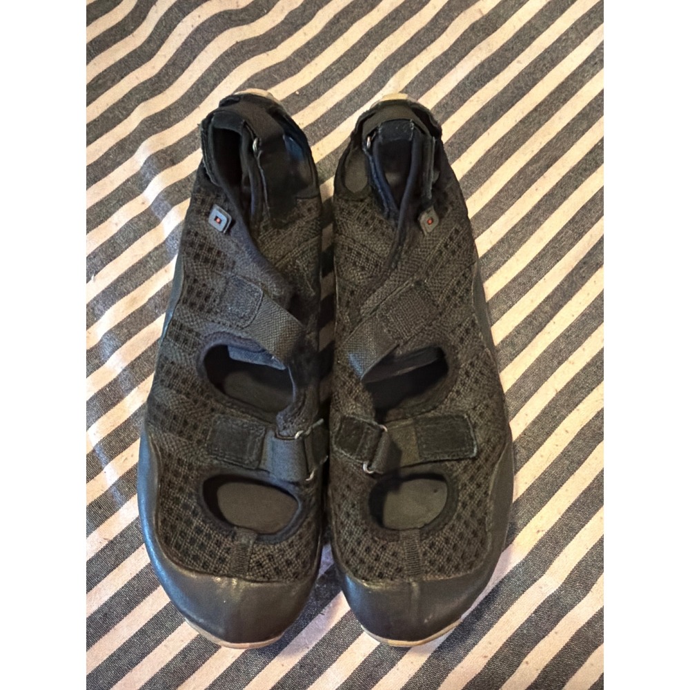 Tsubo Black Mesh Leather Sport Sandals Mary Jane Sneakers  Womens 10 EUR 40